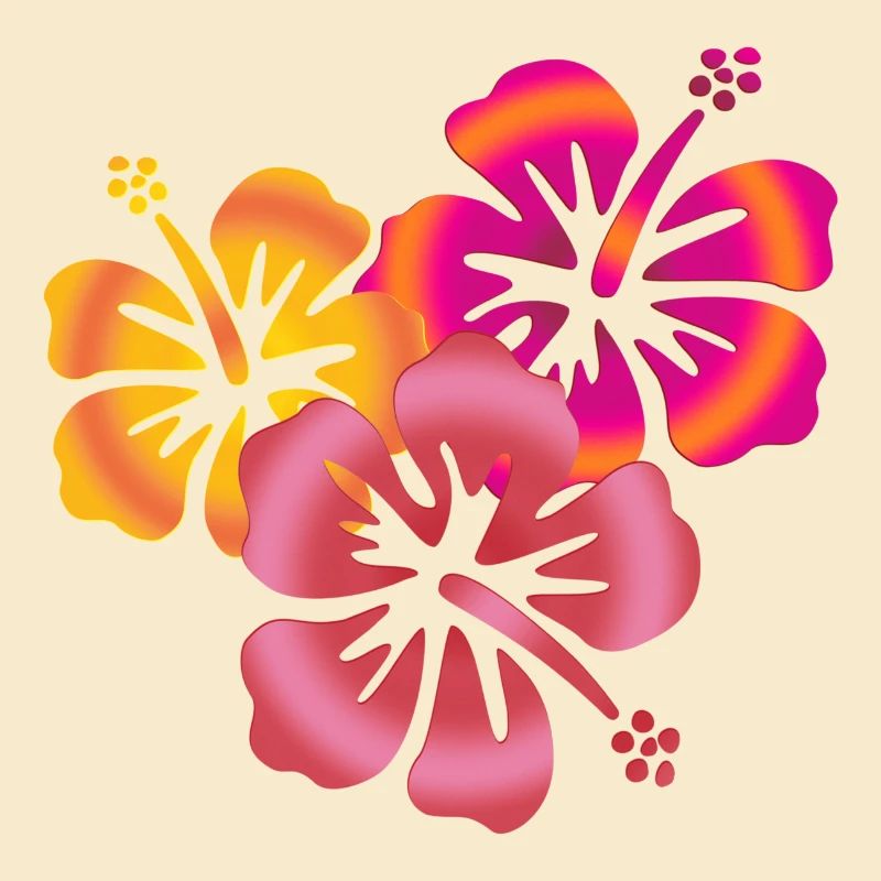 BALI fleurs d'hibiscus
