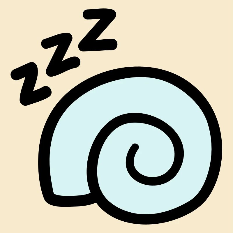 escargot Sleeping