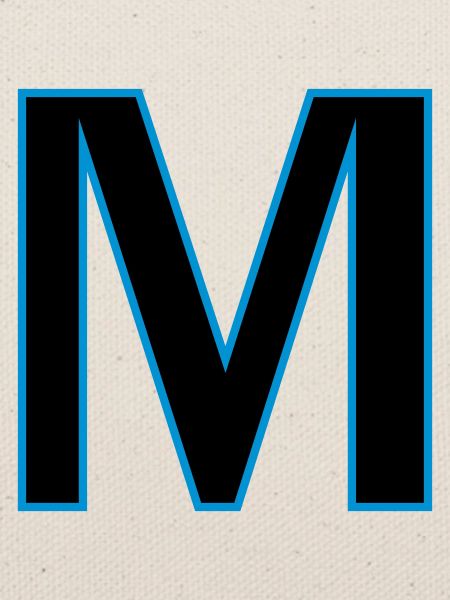 Buchstaben M Vektor