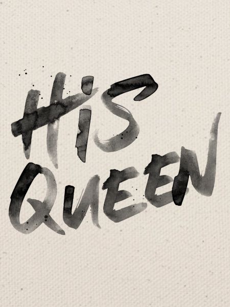 His Queen Splash - Black