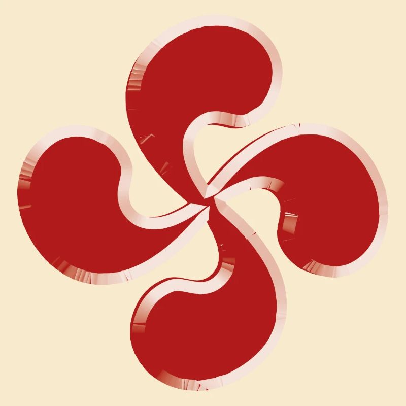 Croix basque 3d