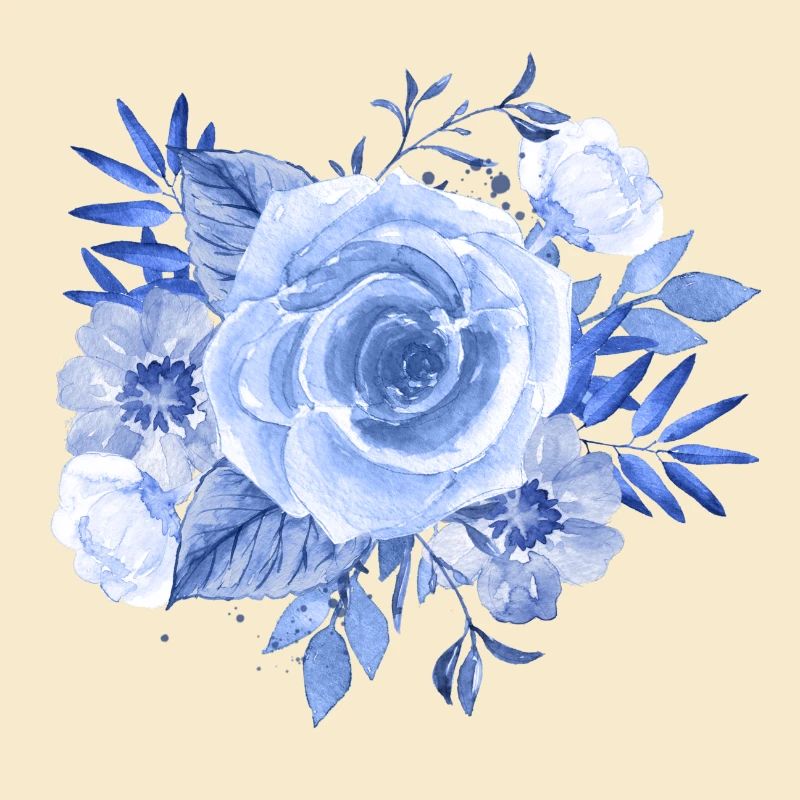 Blaue Rose