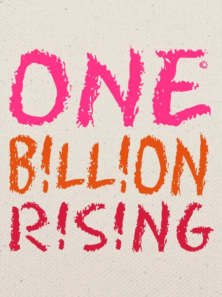 ONE BILLION RISING Schrift