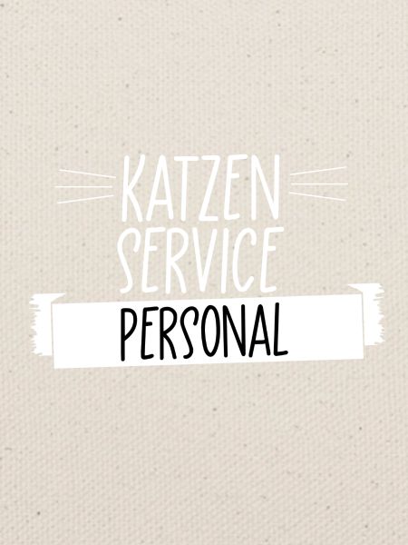 Geschenkidee Katzen Service Personal