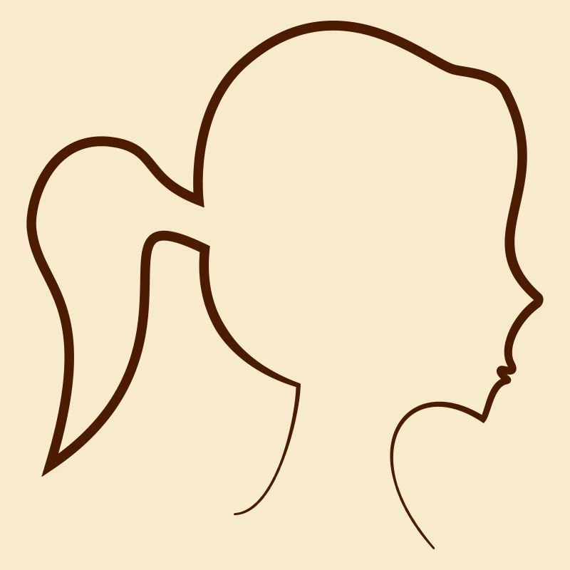 Silhouette Mädchen