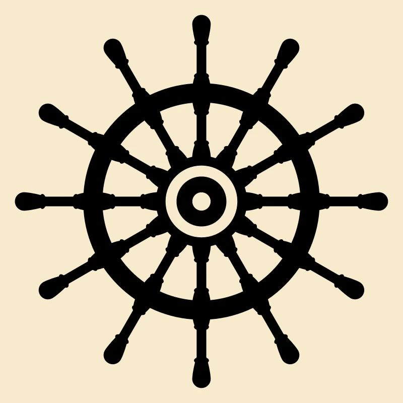 Ship Steering Wheel