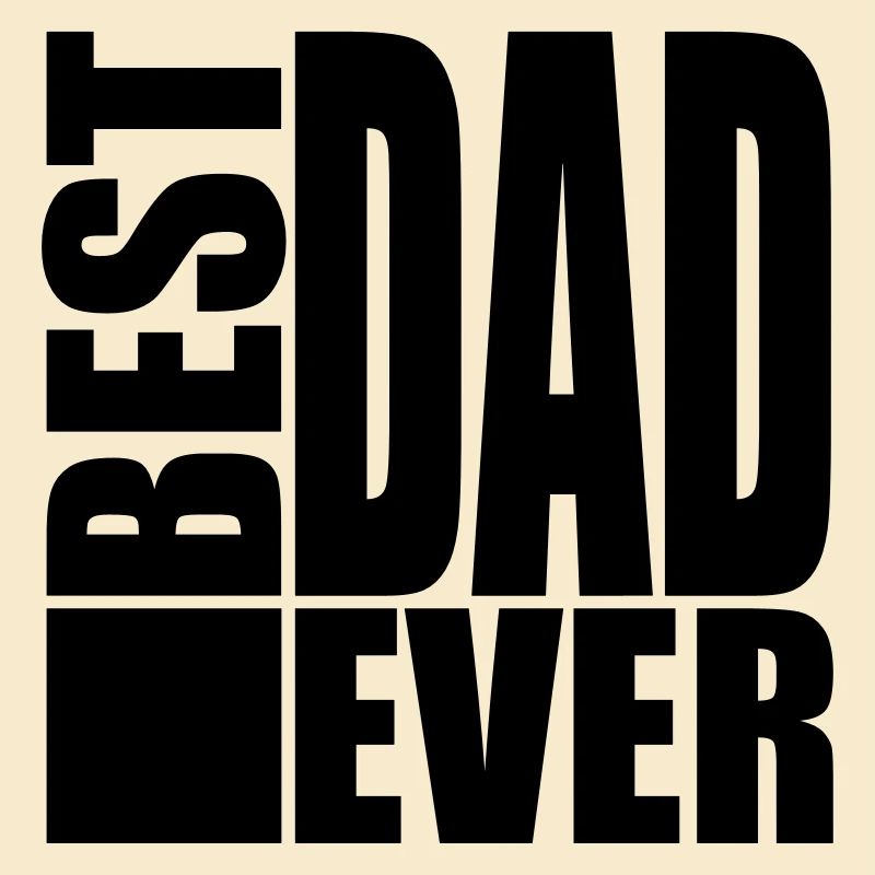 Best Dad Ever Logo Design