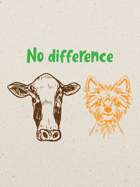 No difference Animal rights Geschenk