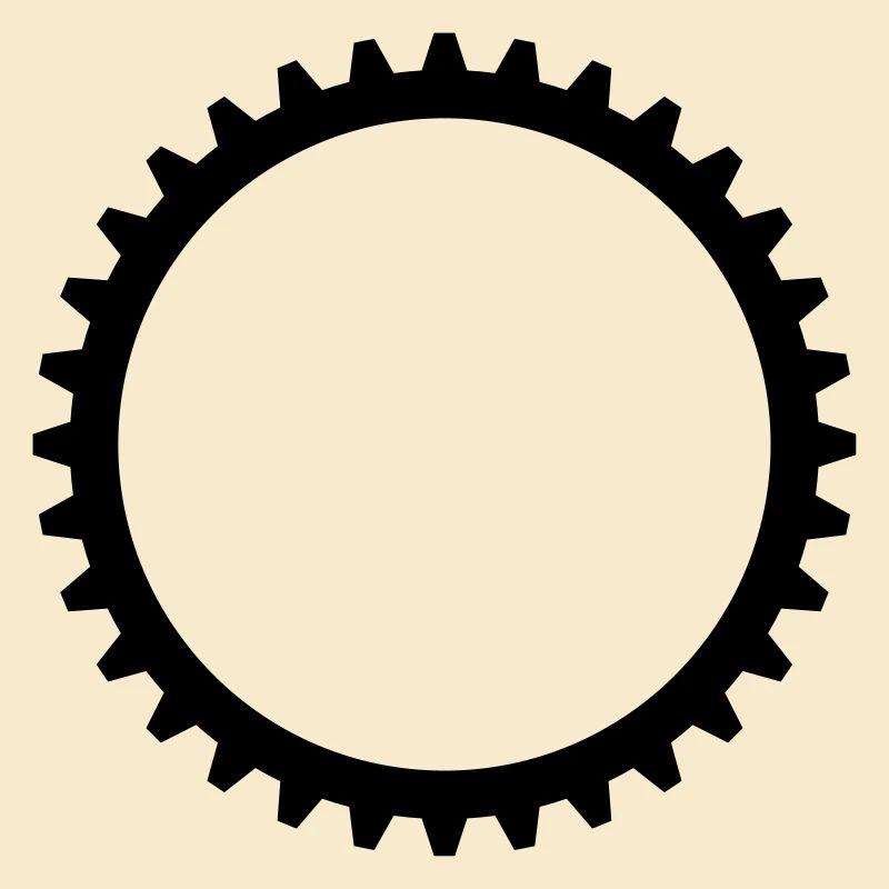 mechanical gear mechanical round serrated clockwork