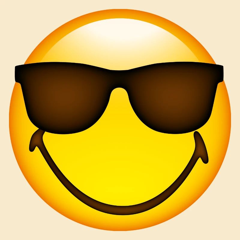 Smiley Glossy Sunglasses