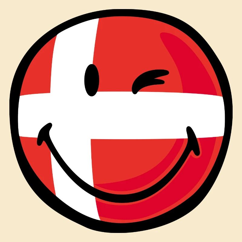 Smiley Flag Denmark