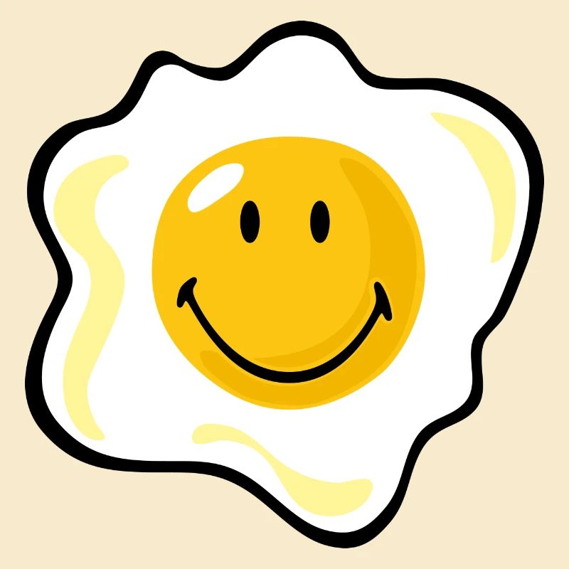 Smiley Fried Egg