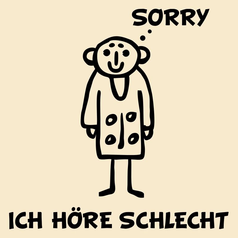 Strichmännchen hört schlecht