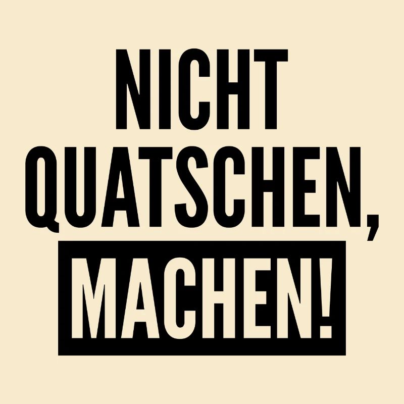 Nicht Quatschen Machen Geschenk
