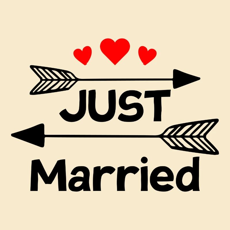 Just Married Hochzeit Geschenk
