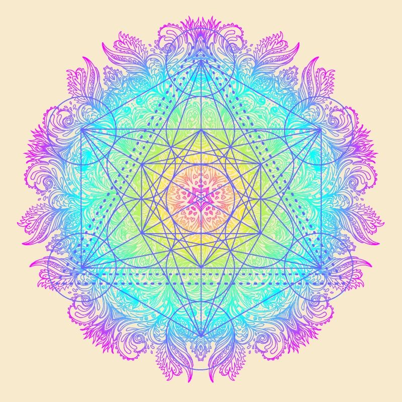 Cube de Métatron , géométrie sacré de l'archange