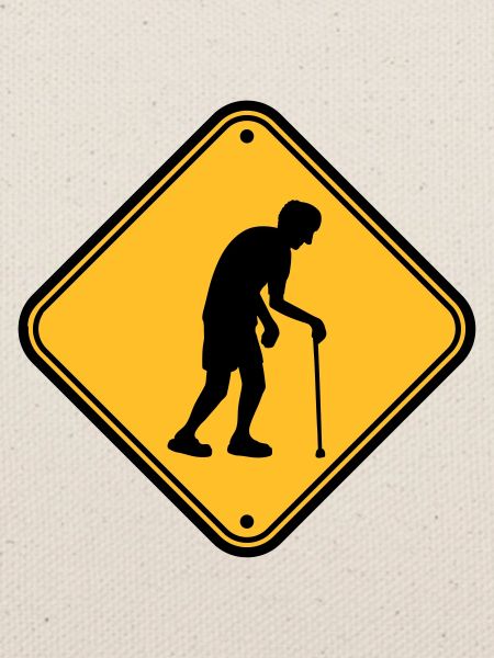 Achtung Altenheim Schild