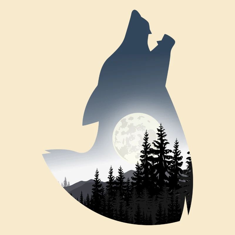 Wolf Silhouette
