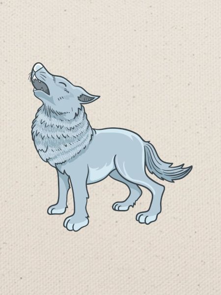 Cartoon Wolf