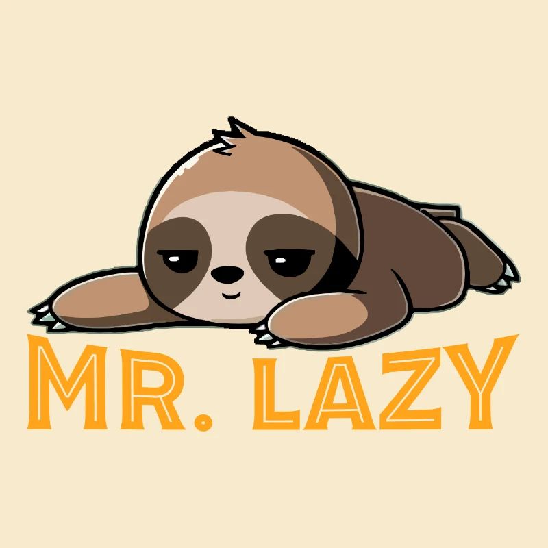 Mr. Lazy - Faultier