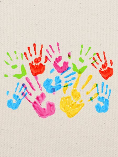 Children's handprint