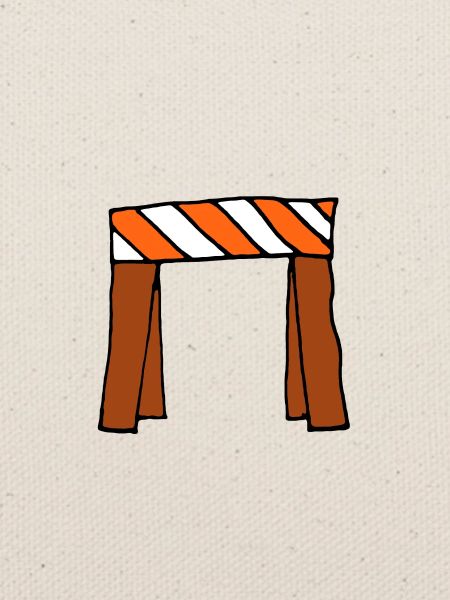 Sperrung Baustelle