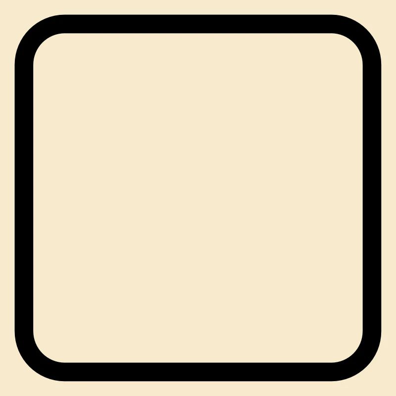 Square with round corners Template for editing