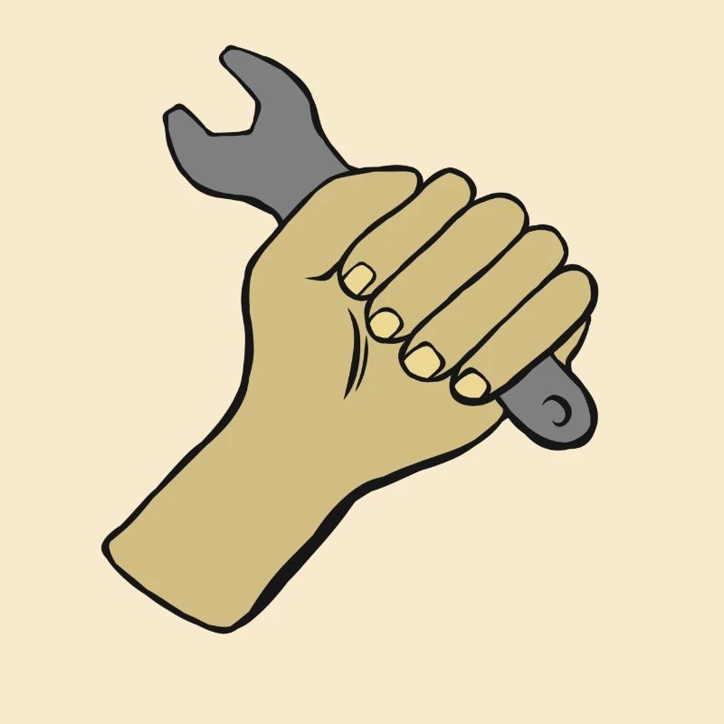 Open ended wrench tool handyman screwdriver hand