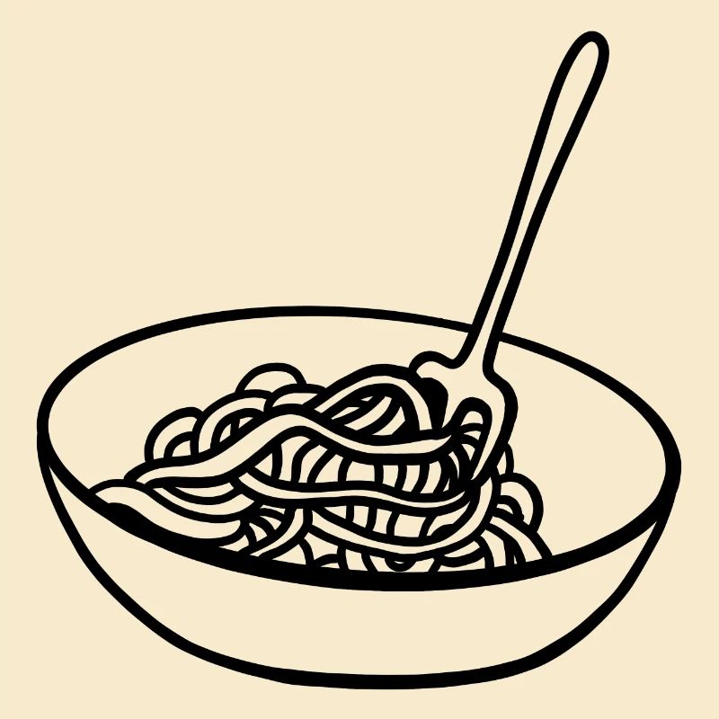 Teller Spaghetti
