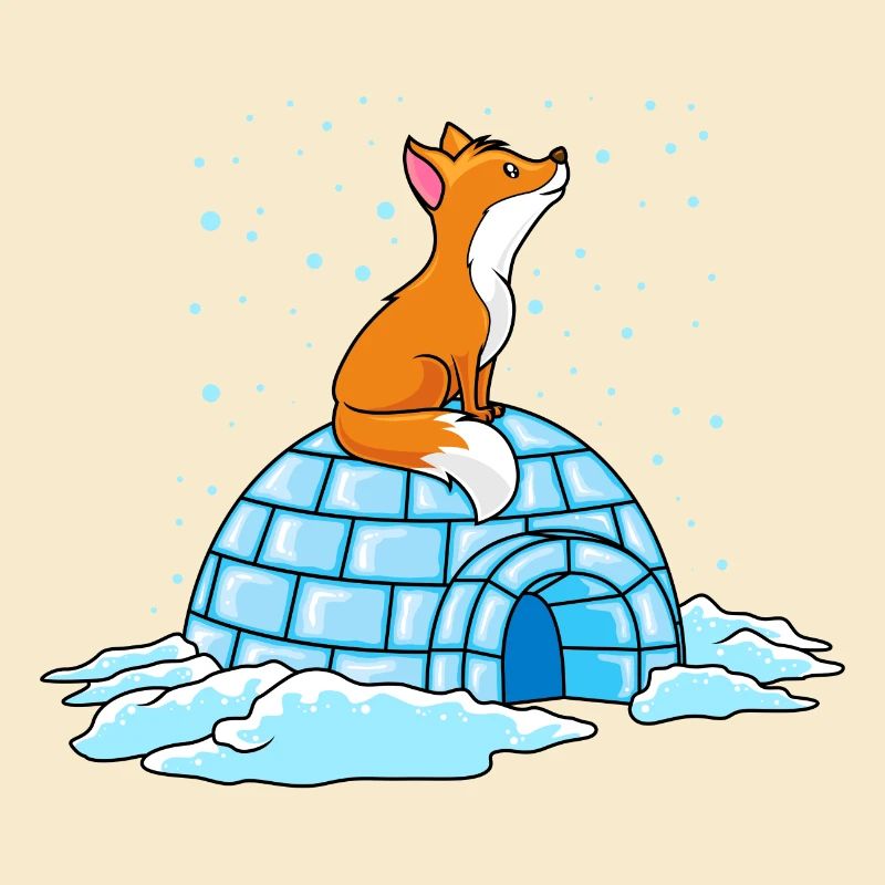 renard iglu hiver ploar comic