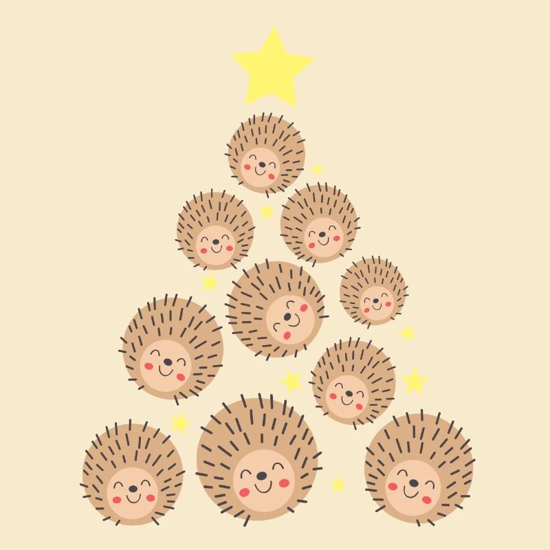 Igel Weihnachten Weihnachtsbaum