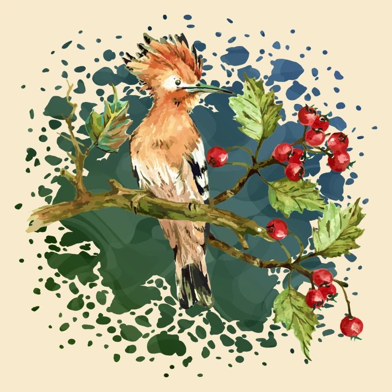 Bunter Vogel