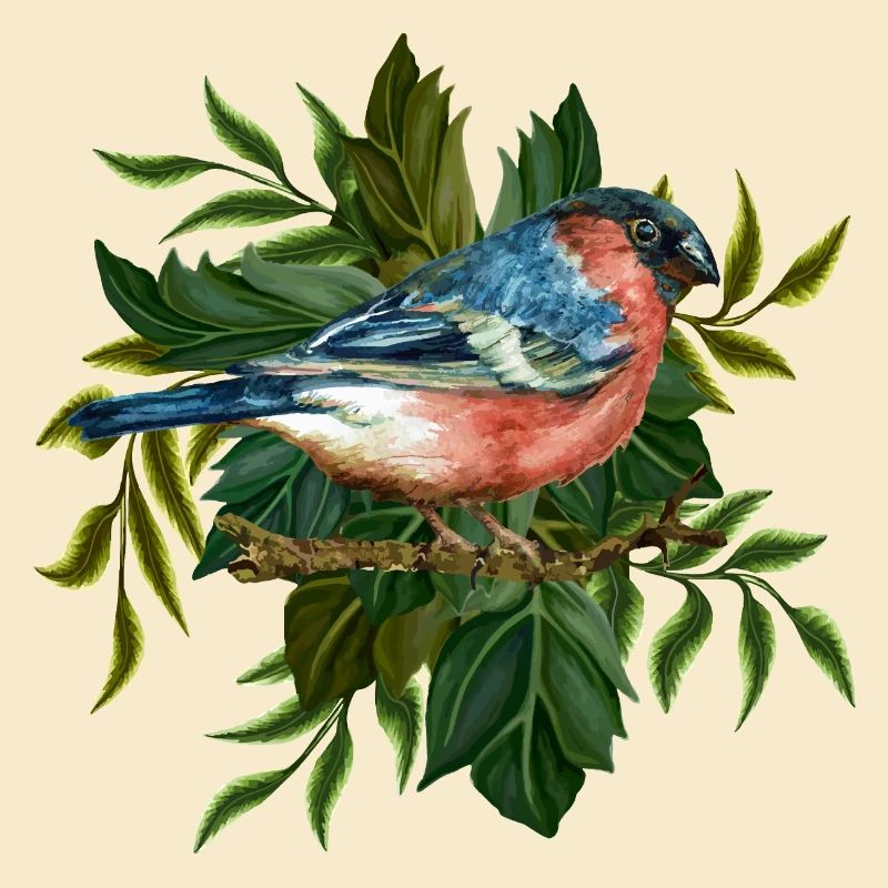 Bunter Vogel