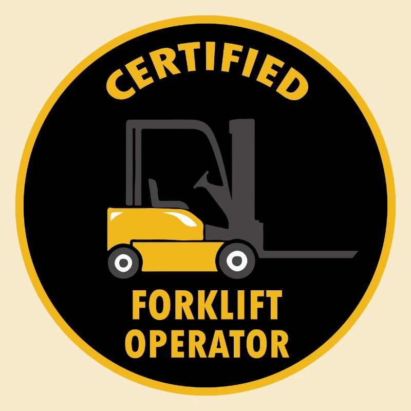 Certified forklift operator