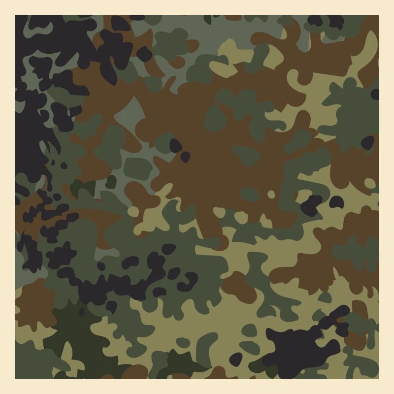 Deutsche Flecktarn-Tarnung