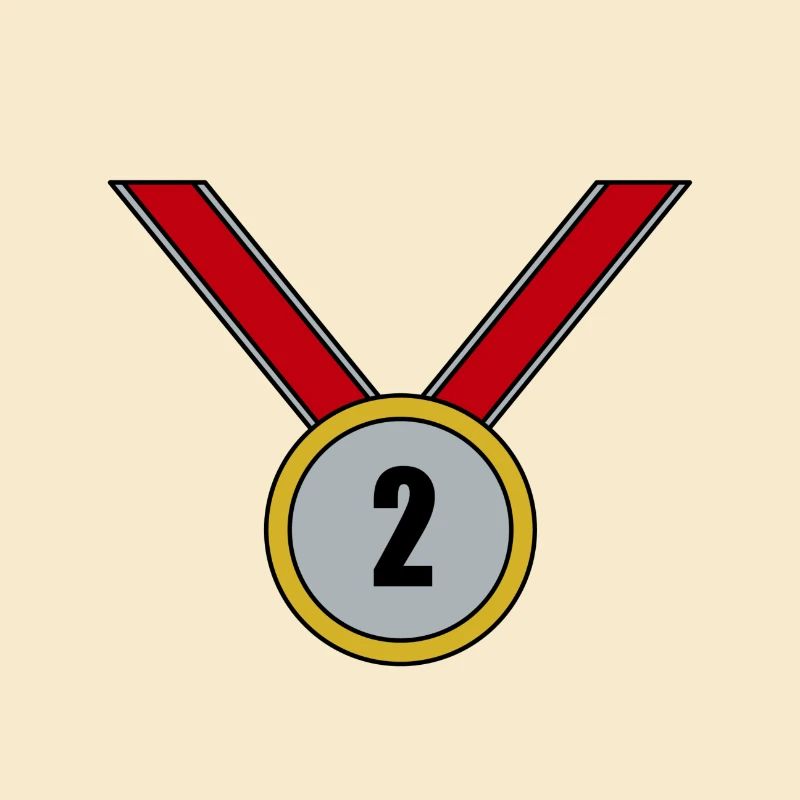 2. Platz Medaille