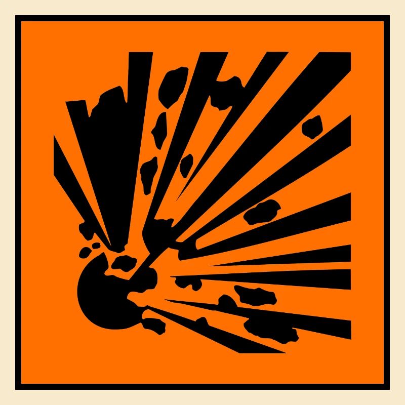 Gefahrensymbol explosiv