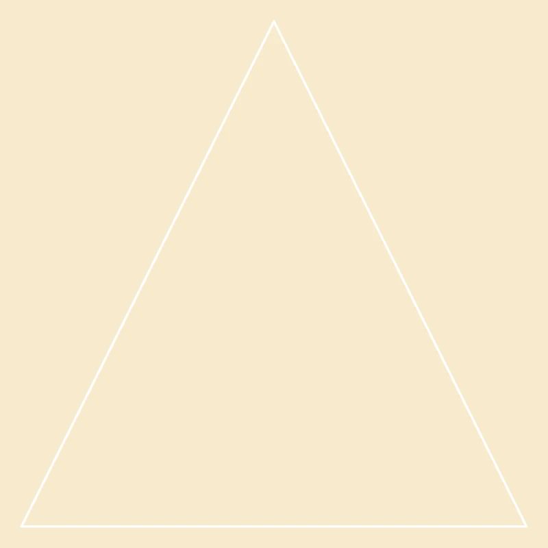 Simple triangle, minimalist, simple, beautiful!