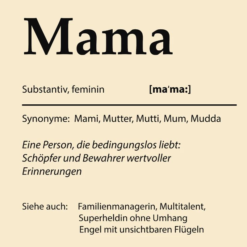 Mama Bedeutung