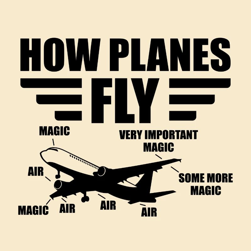 How planes fly Pilot Luftfahrt Geschenk Flugzeug