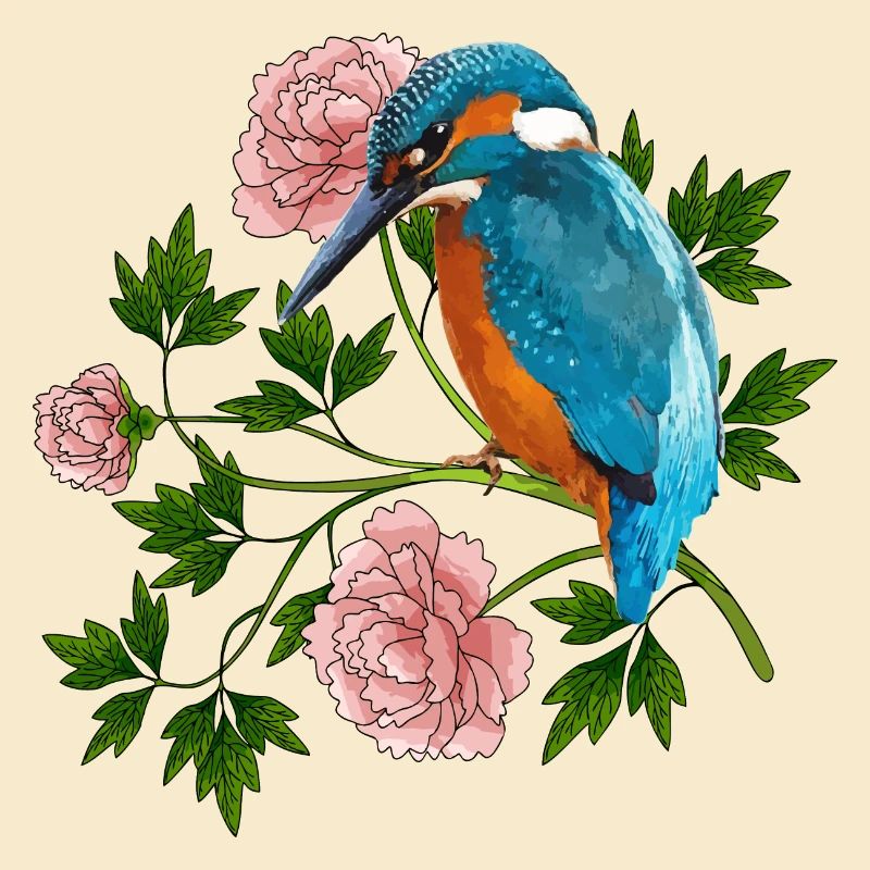 Bunter Vogel