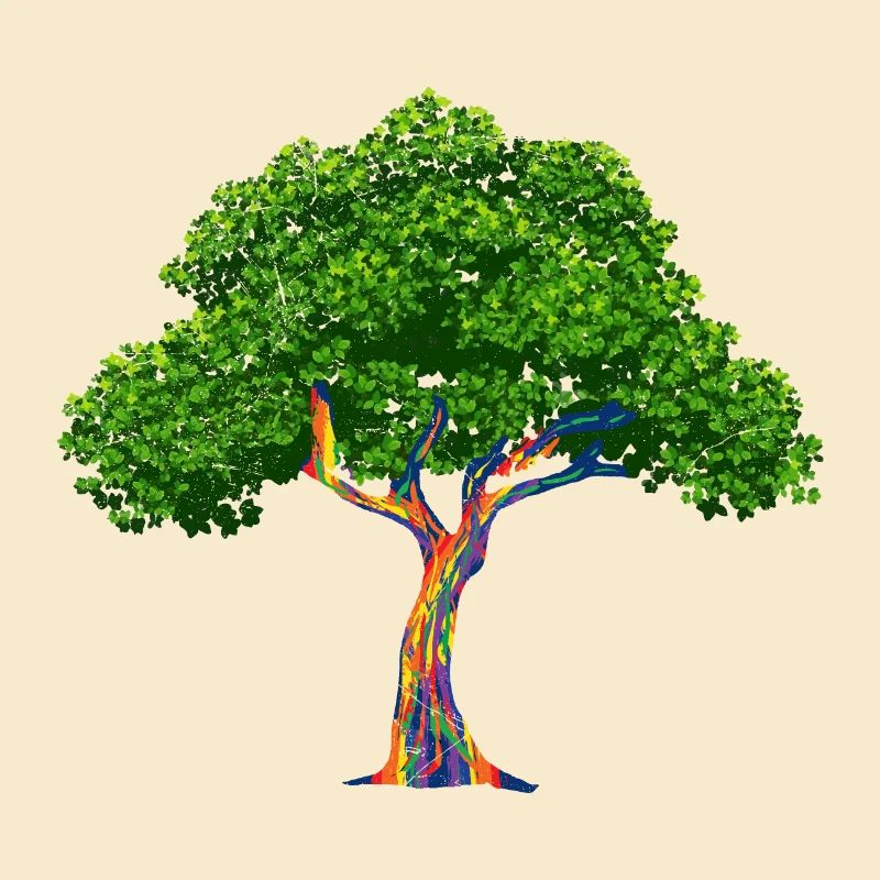 Rainbow Tree Arc-en-ciel-eucalyptus cadeau