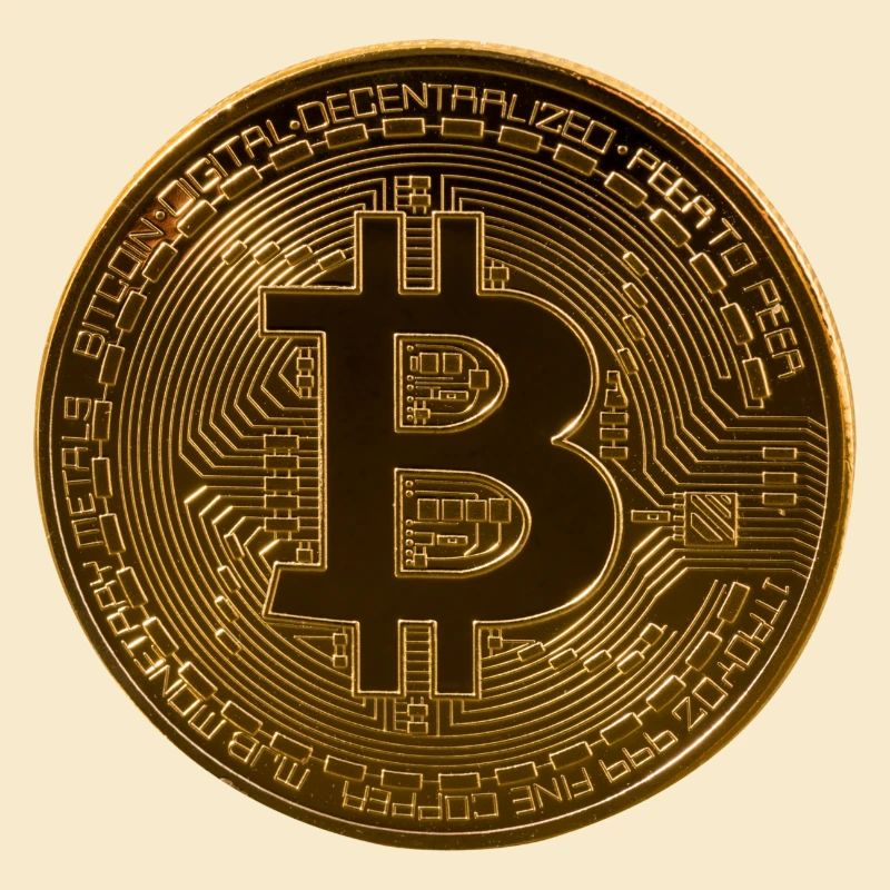 Bitcoin-Münze