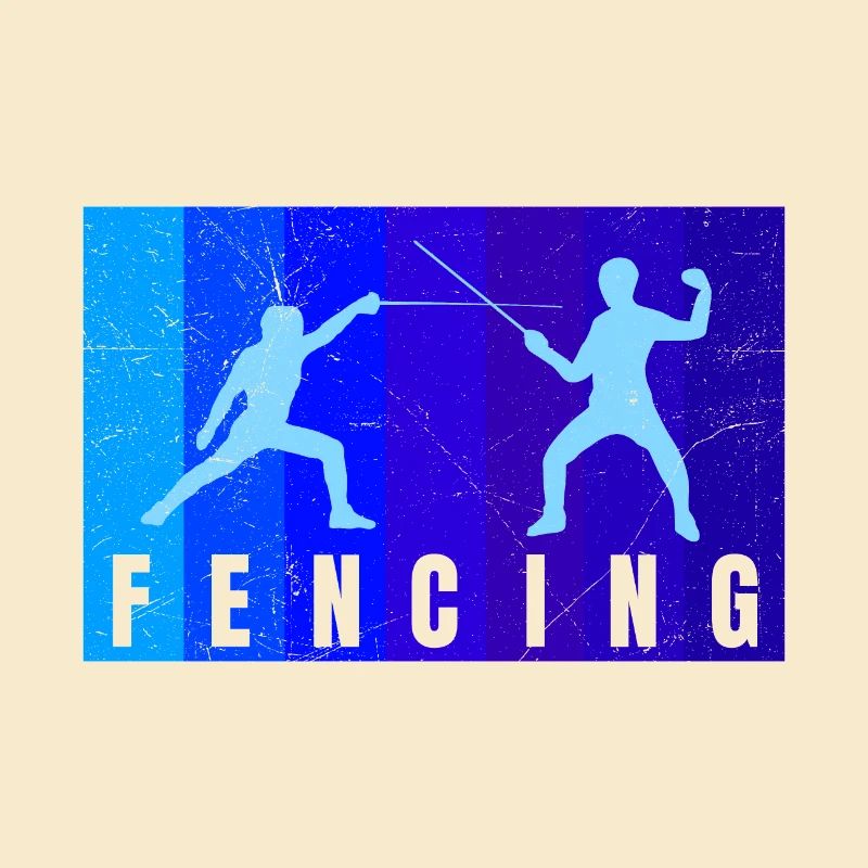 Fechten Duell Fechter Geschenkidee