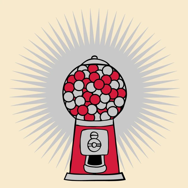 Strahlen Kaugummi Spender