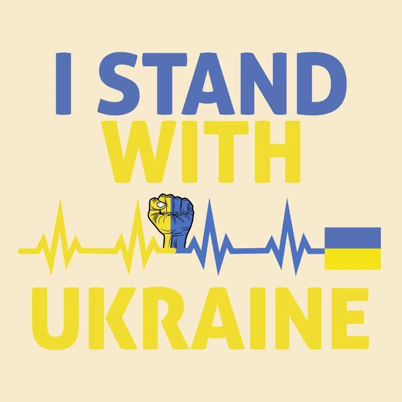 ich stehe mit ukraine glag