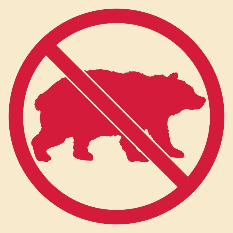 Schild Bär Verboten
