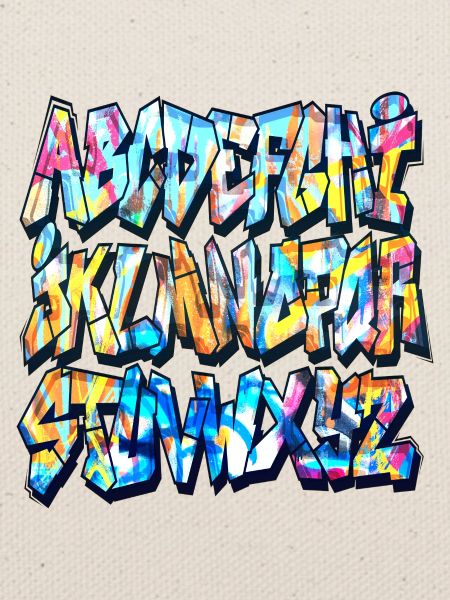 Graffiti alphabet
