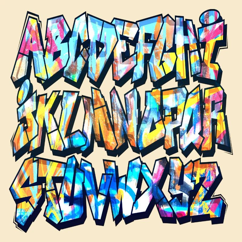 Graffiti-Alphabet