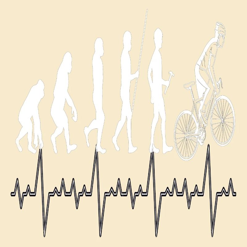 Evolution cycliste, design de vélo cool